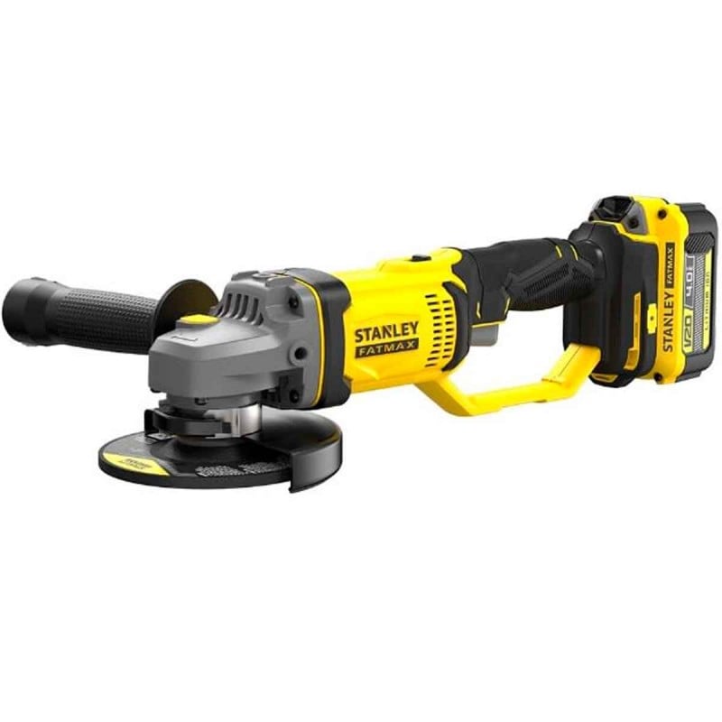 AMOLADORA ANGULAR 4 1/2' 20V FATMAX INC 2 BAT Y CARG STANLEY - SCG400M2K-B2 - 2