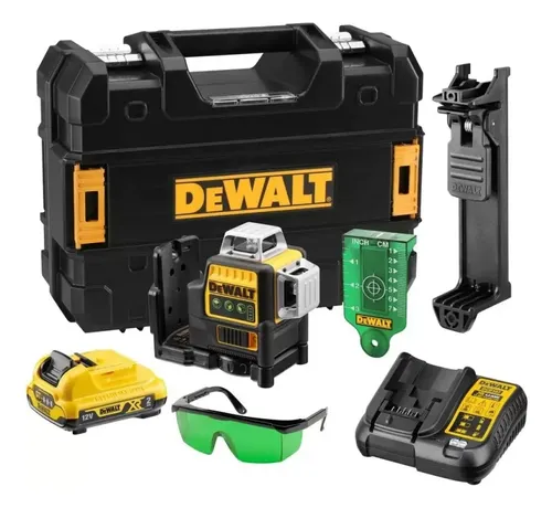 NIVEL LÁSER 360° 12V LUZ VERDE 30 MTS DEWALT - DCE089D1G-QW - 1
