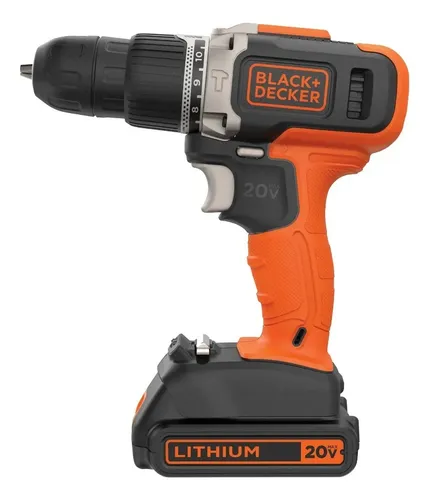 KIT TALADRO PERCUTOR 20V MAX + SET 50 PIEZAS BLACK + DECKER NARANJA 50 HZ / 60 HZ - 2