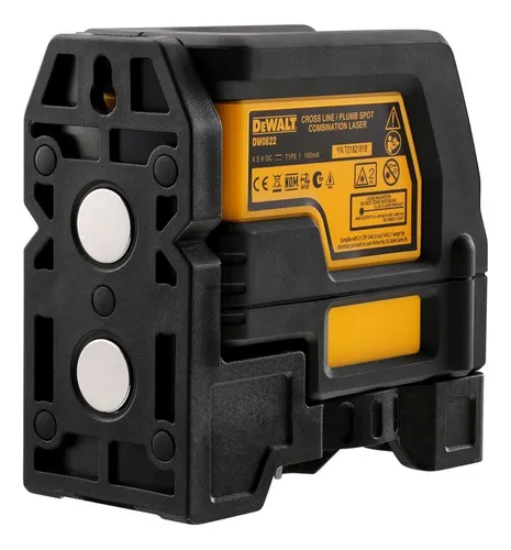 NIVEL LÁSER CRUZ Y PUNTO DE PLOMADA LUZ ROJA 50 MTS DEWALT - DW0822 - 3