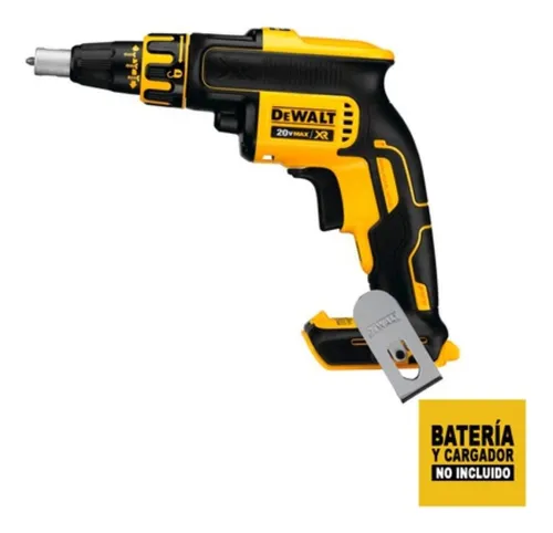 ATORNILLADOR PARA DRYWALL 1/4' HEX 20V XR BARETOOL DEWALT - DCF620B - 2