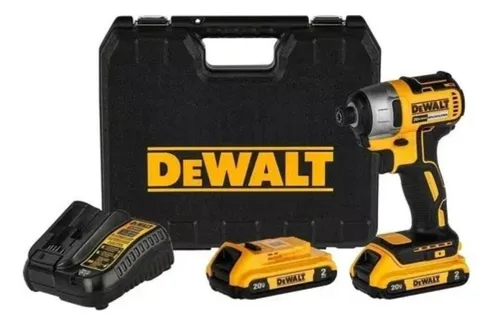 ATORNILLADOR DE IMPACTO 1/4' 20V +2 BATERIAS + ACCES DEWALT - 1