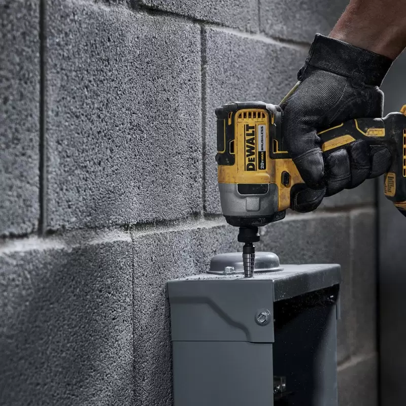ATORNILLADOR DE IMPACTO 1/4' 20V +2 BATERIAS + ACCES DEWALT - 5