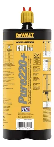 APLICADOR DE RESINA EPOXY 21 OZ 20V MAX (SIN BATERIA / SIN CARGADOR) DEWALT - DCE591B - 3