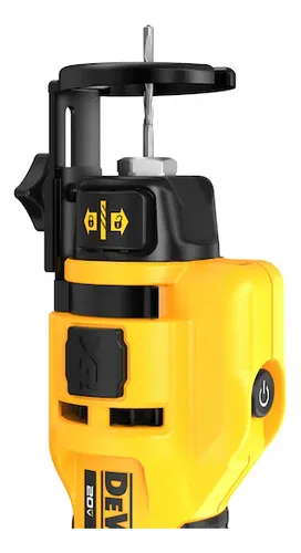 CORTADORA DE DRYWALL 1/8' - 1/4' 20V BARETOOL DEWALT DCE555B - 5