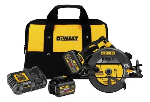 SIERRA CIRCULAR 7 1/4' 60V FLEXVOLT XR 6.0 AH DEWALT - DCS578T2-B2 - 1
