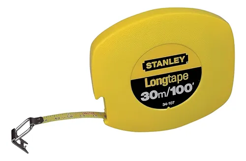 HUINCHA LARGA DE ACERO 30 M STANLEY  34-107S - 1