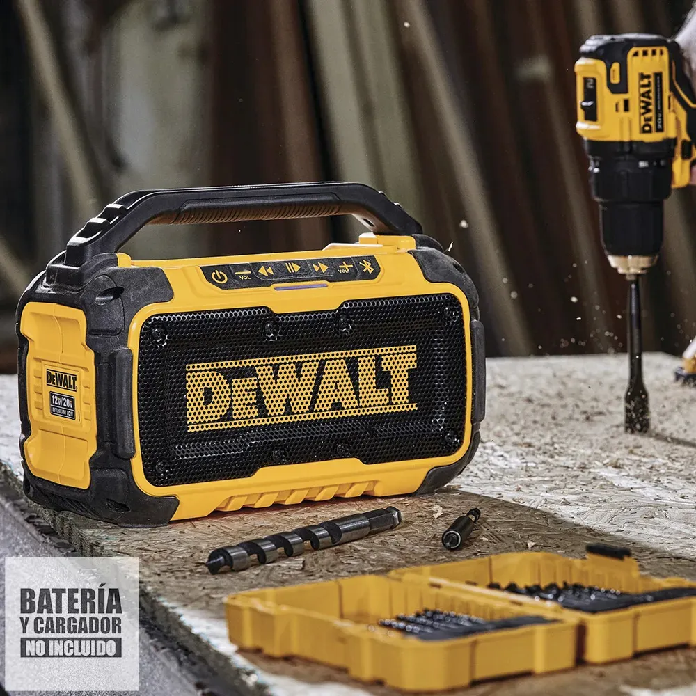 PARLANTE ALTAVOZ 12V / 20V MAX CON BLUETOOTH DEWALT DCR010 - 6