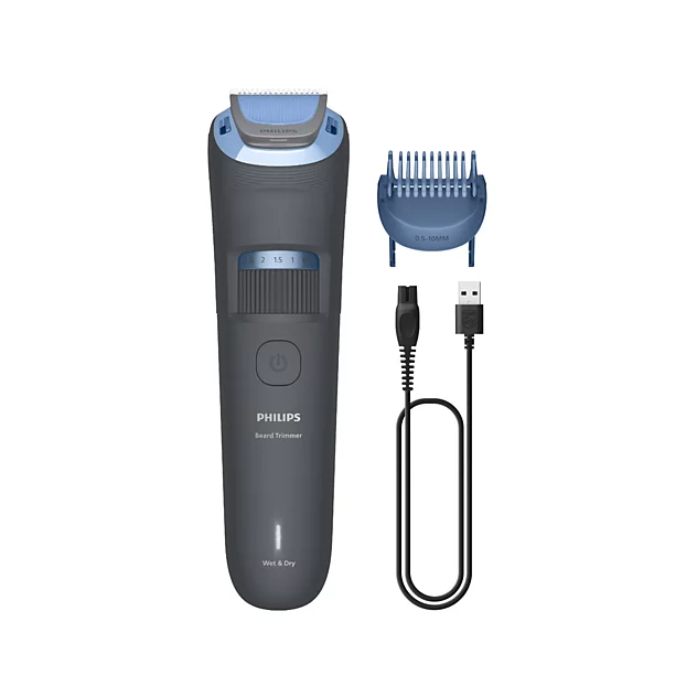 AFEITADORA BEARD TRIMMER 3000 PHILIPS BT3617/15 WET Y DRY - 1