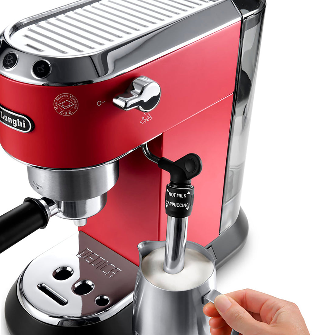 CAFETERA DE ESPRESSO DEDICA STYLE ROJA DELONGHI EC685.R - 4