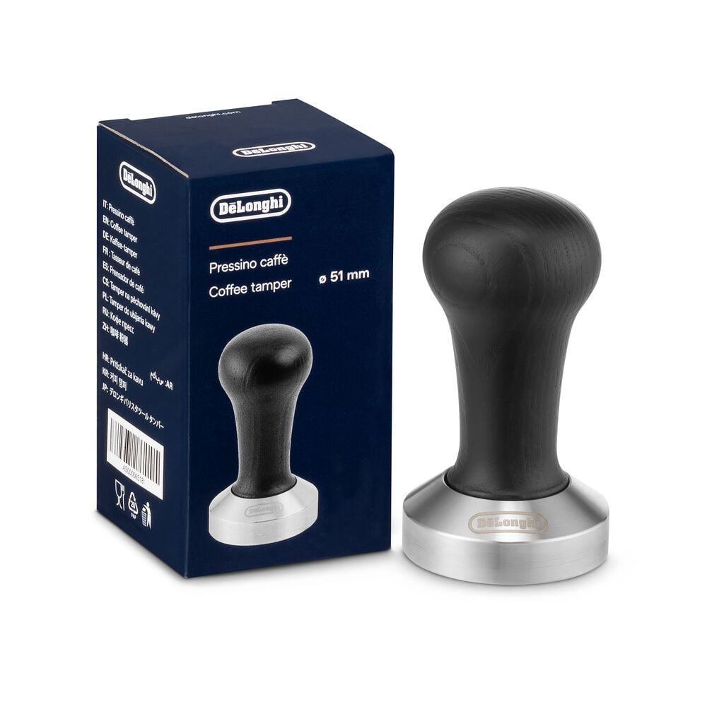 COMPACTADOR DE CAFÉ TAMPER ACERO INOX 51MM DELONGHI DLSC080 - 2