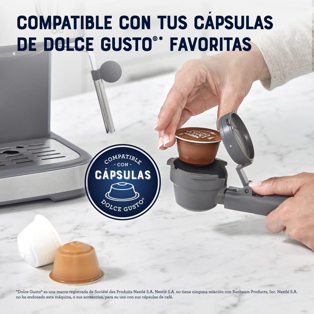 CAFETERA COMPACTA OSTER BVSTEM5502 ESPRESSOS POR CICLO 15 BAR - 8