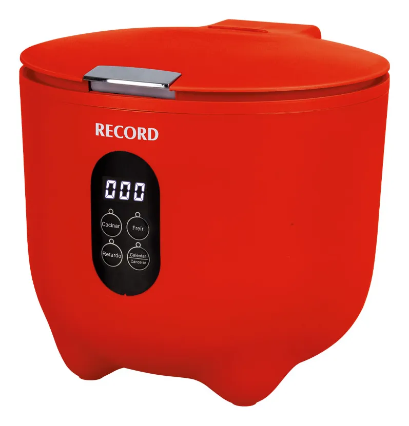 OLLA ARROCERA DIGITAL MULTIFUNCIÓN RECORD 1 LITRO - ROJO - 1