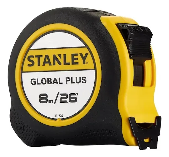 TALADRO PERCUTOR 1/2 600W + CINTA MÉTRICA GLOBAL PLUS 8M STANLEY COMBO DE HERRAMIENTAS - 3