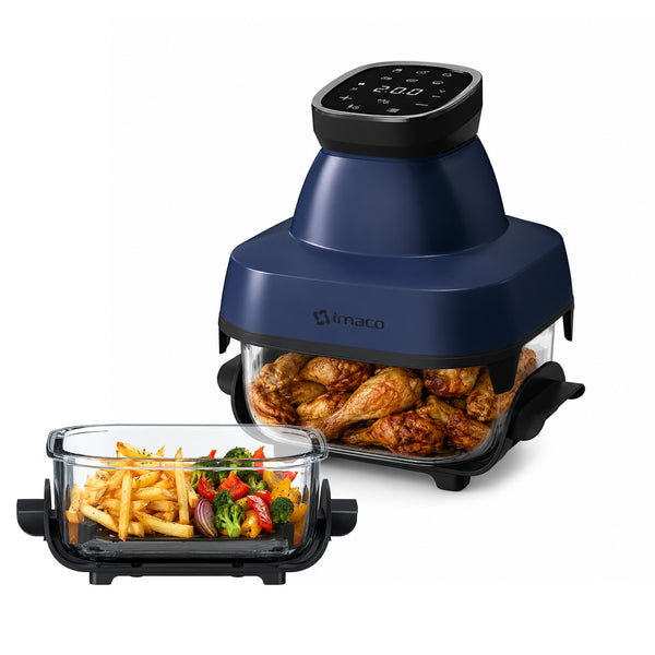 FREIDORA DE AIRE IMACO AF1524VD 6L DUAL GLASS PRO - 1