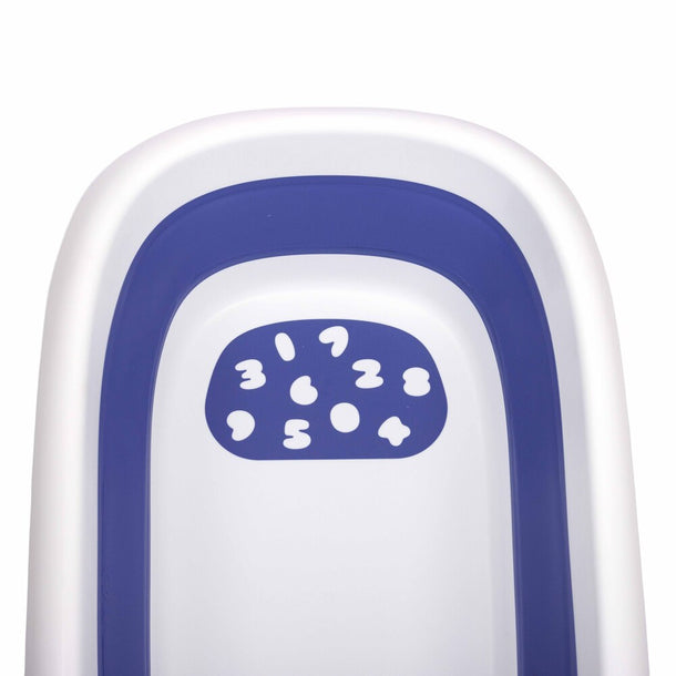 BAÑERA PLEGABLE CON TERMÓMETRO INFANTI AZUL - 3