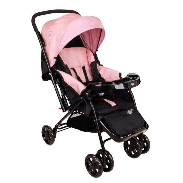 COCHE CUNA REVERSE INFANTI ROSADO - 2