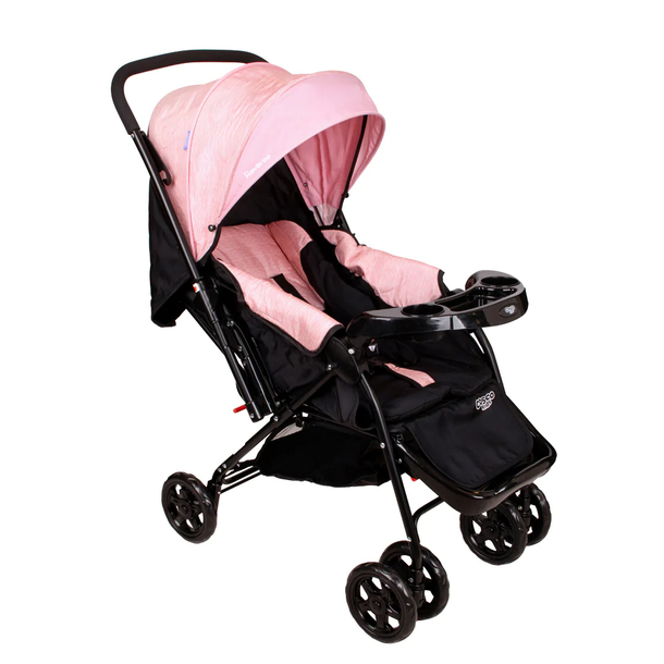 COCHE CUNA REVERSE INFANTI ROSADO - 3