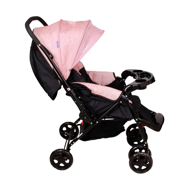 COCHE CUNA REVERSE INFANTI ROSADO - 4