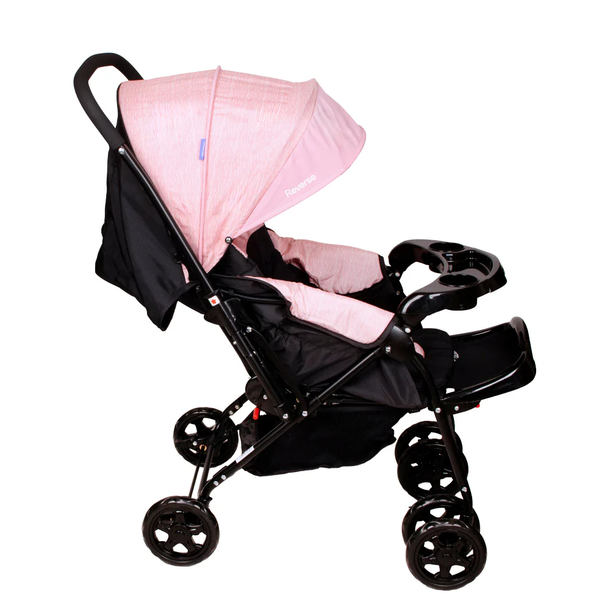COCHE CUNA REVERSE INFANTI ROSADO - 6