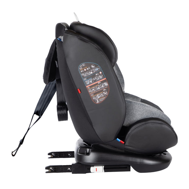 SILLA AUTO CONVERTIBLE I-GIRO 360 INFANTI GRIS - 3