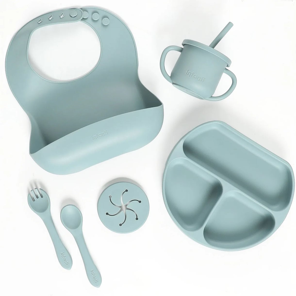 SET ALIMENTACIÓN DE SILICONA PARA NIÑO INFANTI - 1