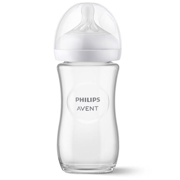 BIBERÓN NATURAL 3.0 VIDRIO 240ML FLOW 3 PHILIPS AVENT - 2
