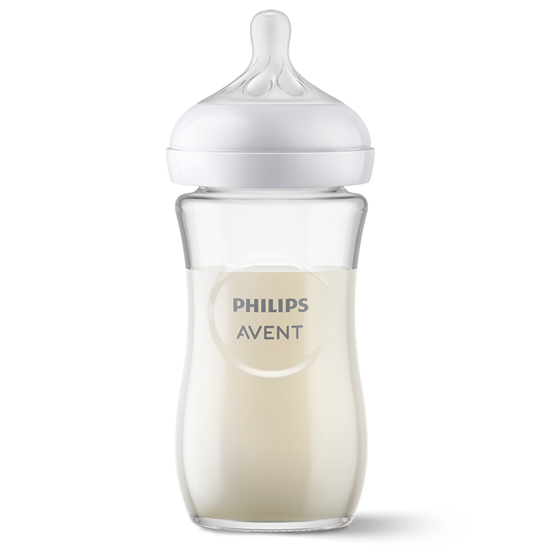 BIBERÓN NATURAL 3.0 VIDRIO 240ML FLOW 3 PHILIPS AVENT - 4
