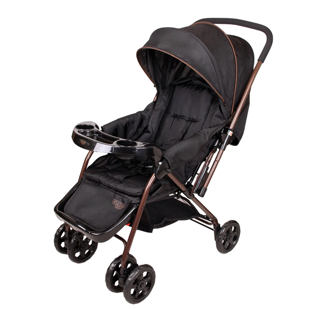 COCHE CUNA REVERSE INFANTI NEGRO BRONCE - 4