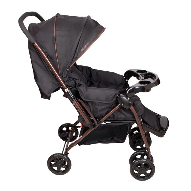 COCHE CUNA REVERSE INFANTI NEGRO BRONCE - 5