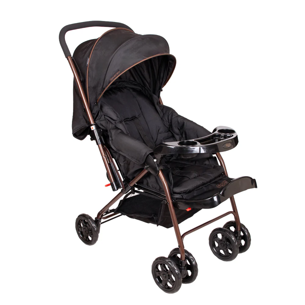 COCHE CUNA REVERSE INFANTI NEGRO BRONCE - 6