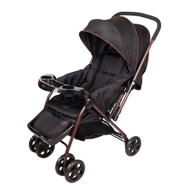 COCHE CUNA REVERSE INFANTI NEGRO BRONCE - 7