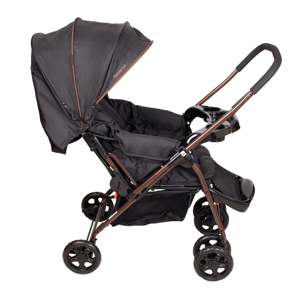 COCHE CUNA REVERSE INFANTI NEGRO BRONCE - 8