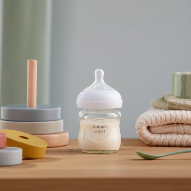 BIBERÓN NATURAL DE VIDRIO RESPONSE 3.0 4OZ/120ML FLOW 2 - 0M PHILIPS AVENT - 6