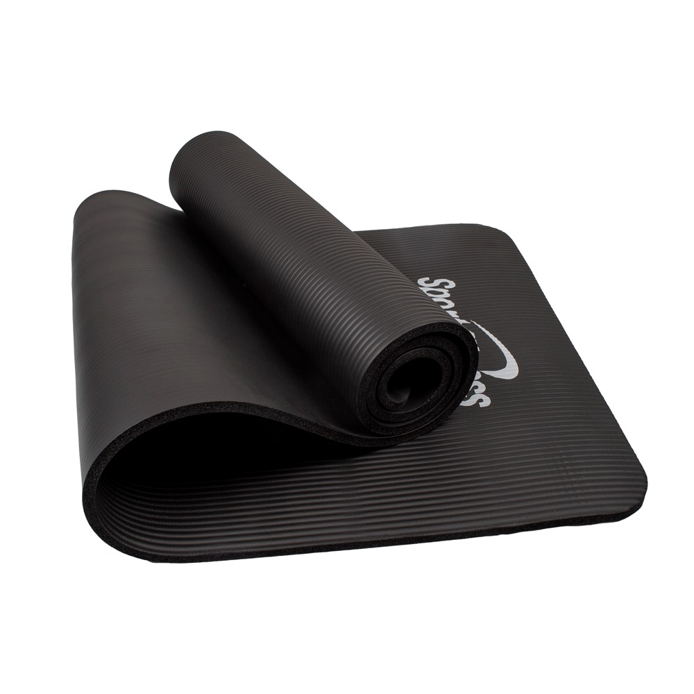 COLCHONETA YOGA MAT NEGRO 15MM + LIGAS TRANSPORTADORAS - 3
