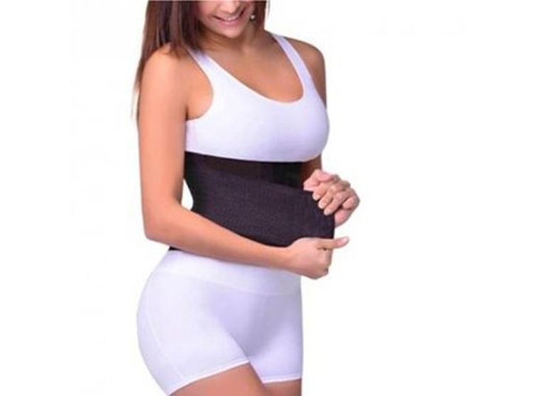 FAJA REDUCTORA CINTURA AVISPA MODELADORA UNISEX -NEGRO S - 1