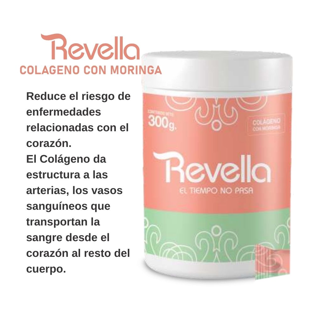 COLÁGENO CON MORINGA BIOLIFFE REVELLA POTE X 300 G. - 2