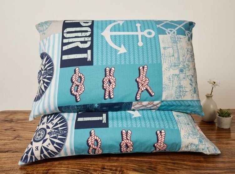 FUNDA ALMOHADA LUJO 50 CM X 70 CM NAUTICA SET X 2 UNIDADES - 1