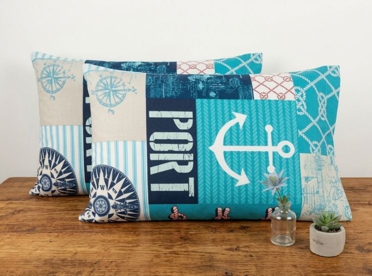 FUNDA ALMOHADA LUJO 50 CM X 70 CM NAUTICA SET X 2 UNIDADES - 2