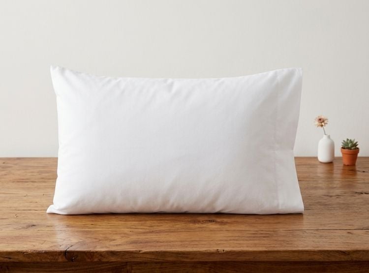 FUNDA ALMOHADA LUJO 50 CM X 80 CM QUEEN BLANCO UNIDAD - 1