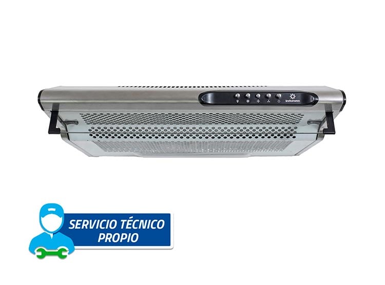 CAMPANA EXTRACTORA INDURAMA ANCHO 60CM ILUMINACIÓN HALÓGENA CEI-602CRP - 1