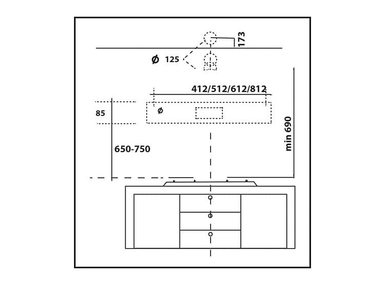 CAMPANA EXTRACTORA DE PARED MABE CMU6020PI0 60CM ACERO INOXIDABLE - 4