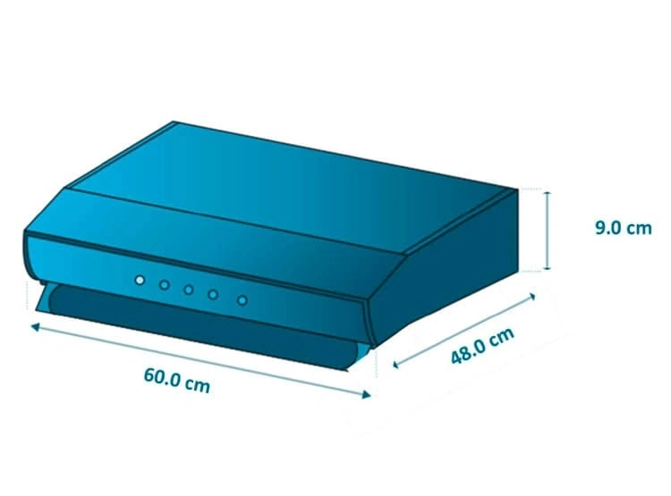CAMPANA EXTRACTORA DE PARED MABE CMU6020PI0 60CM ACERO INOXIDABLE - 6