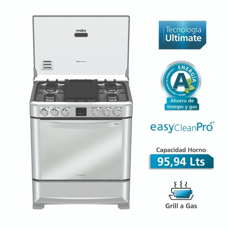 COCINA A GAS MABE 5 HORNILLAS CMP7670FX0 DE PISO - 1