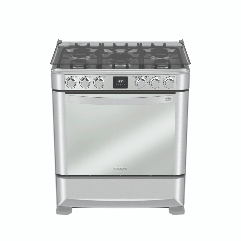 COCINA A GAS MABE 5 HORNILLAS CMP7670FX0 DE PISO - 4