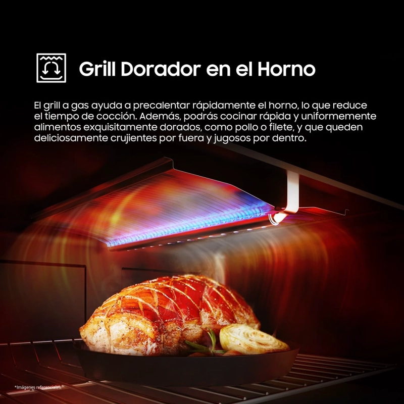 COCINA A GAS 5 HORNILLAS CON PLANCHA Y GRILL NX52T7322PSPE - 11