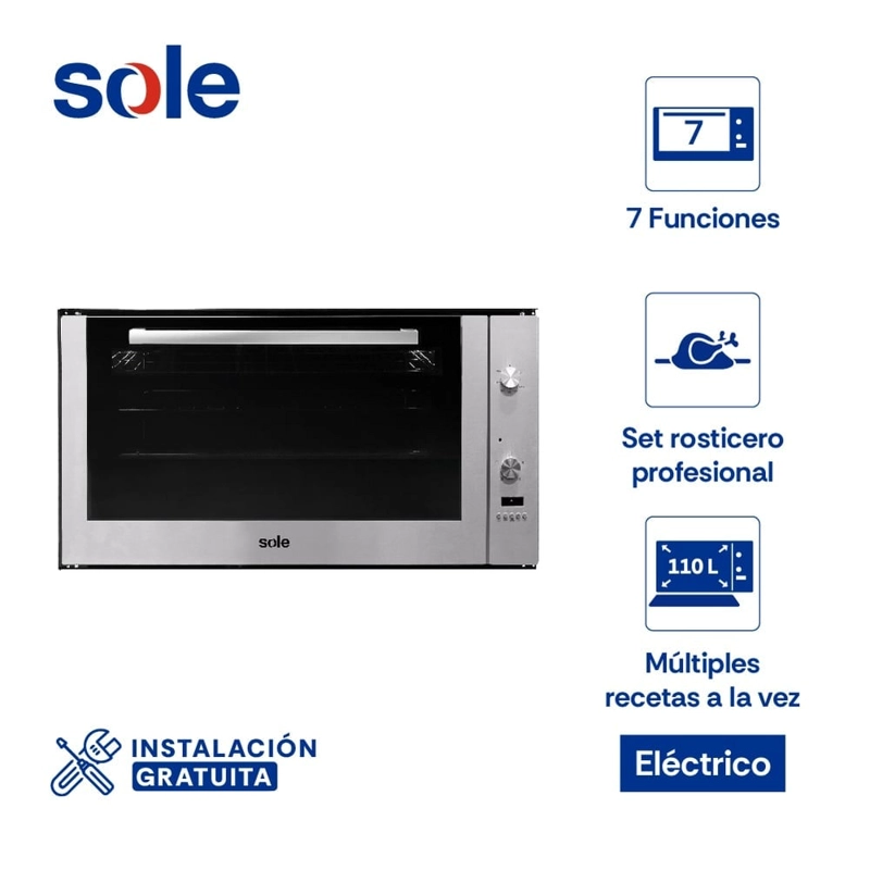 HORNO EMPOTRABLE GAS SOLE 3120SOLHO016V2 110L - 1