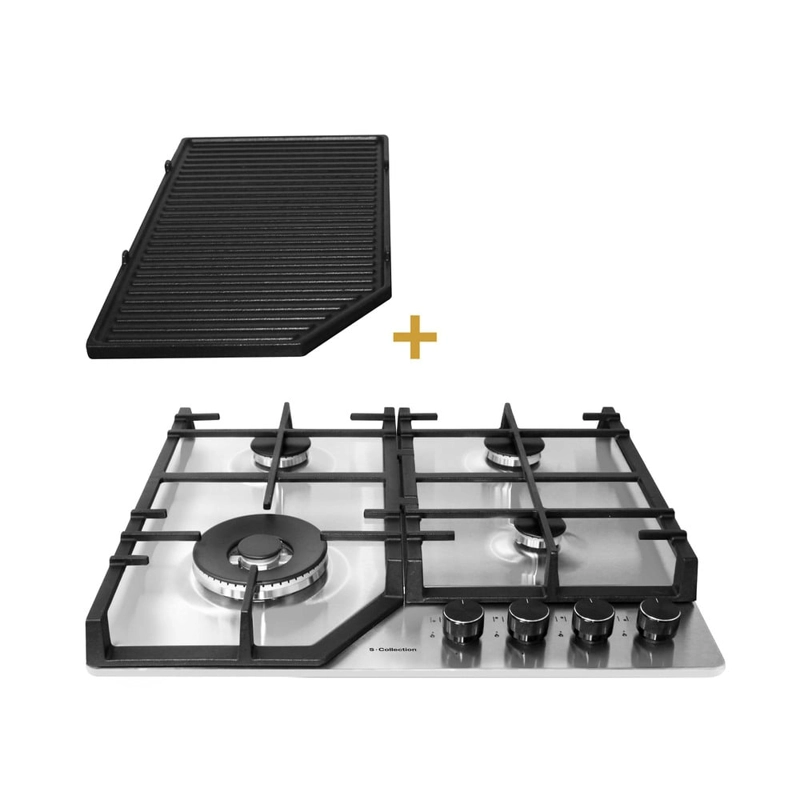 ENCIMERA A GAS SOLE 60CM SOLCO063 + PARRILLA SOLPAR001 - 1