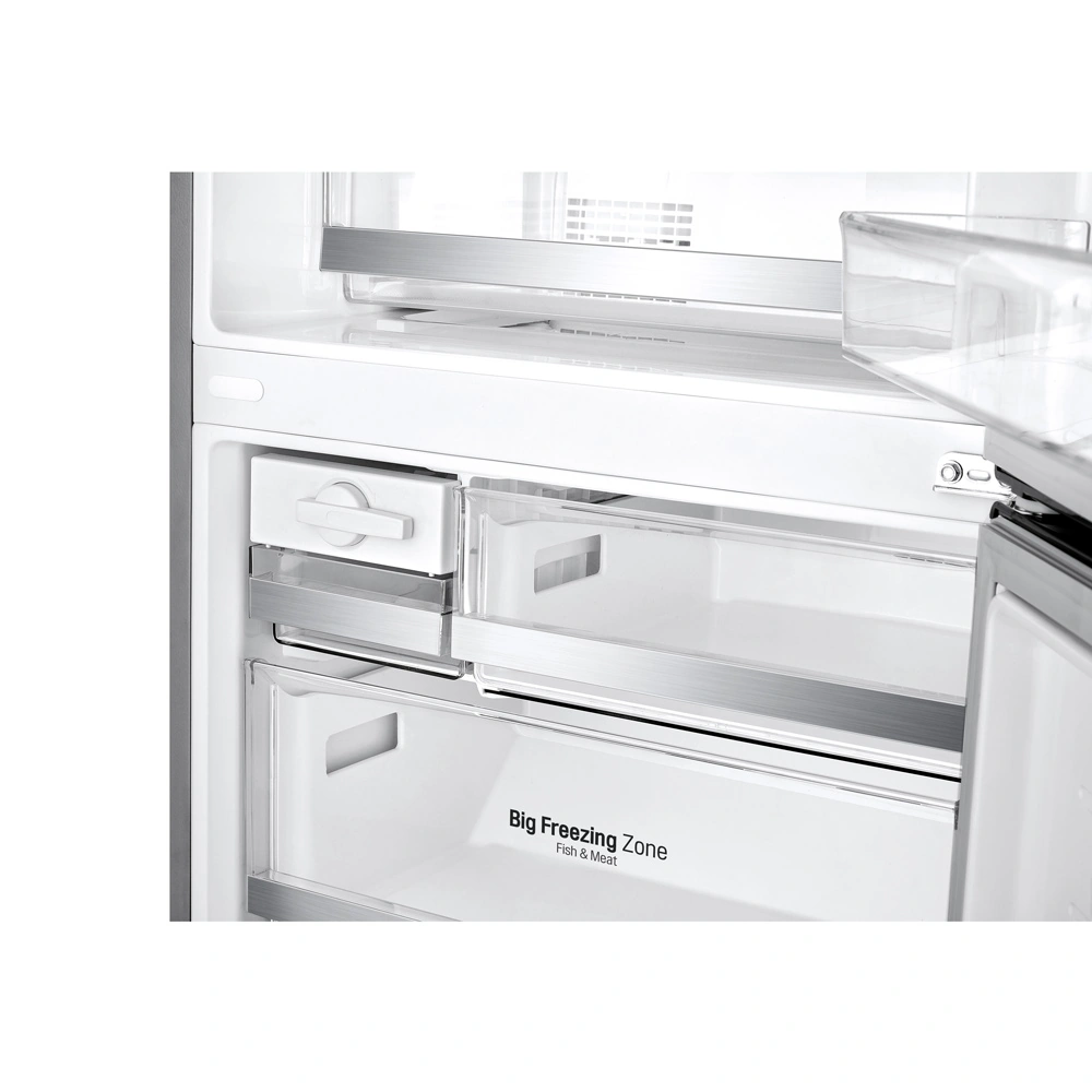 REFRIGERADORA LG 408L GB41BPP BOTTOM FREEZER MÚLTIPLE FLUJO DE AIRE PLATEADA - 7
