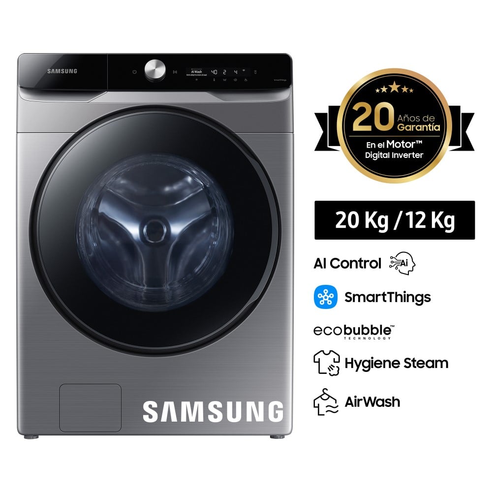 LAVASECA SAMSUNG WD20T6300GP/PE 20KG/12KG - 1